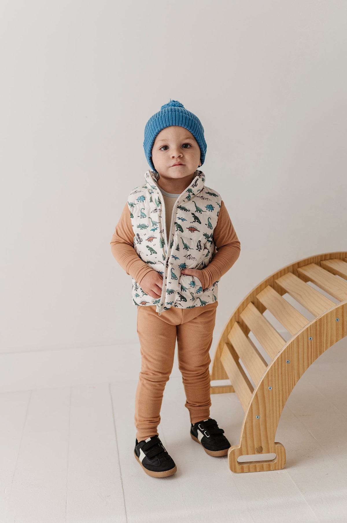 Knit Pom Hat In Stonewash