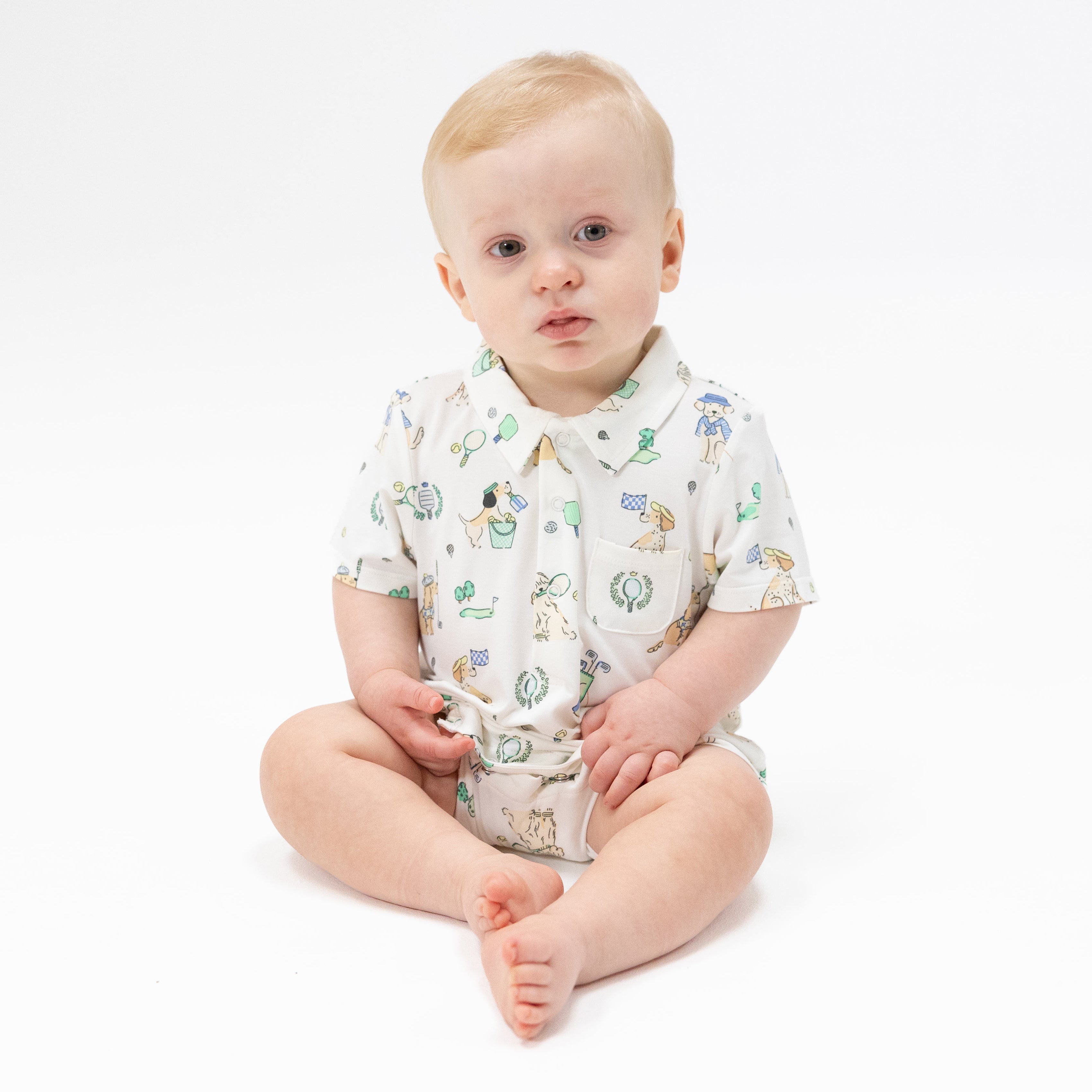 Country Club Dogs Neutral - Polo Shortie