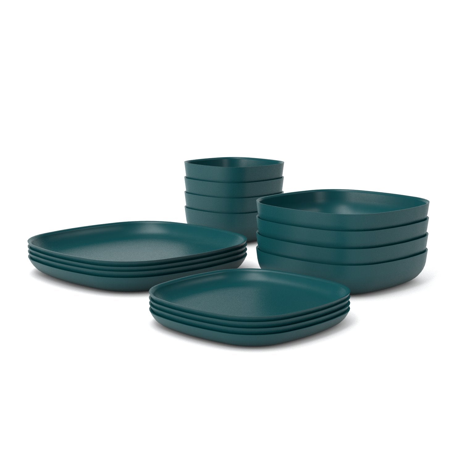 Dining Essentials 16 Piece Set - Blue Abyss