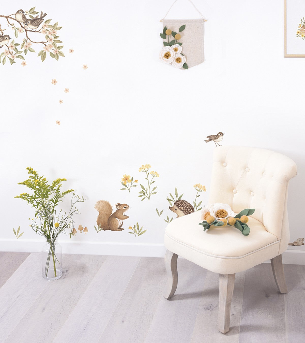 Oh Deer - Wall Decals Walls - Flowers