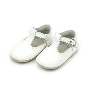 Elodie Girls Scalloped T-strap Mary Jane Crib Shoe (infant)