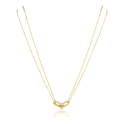 U Link Pave Necklace