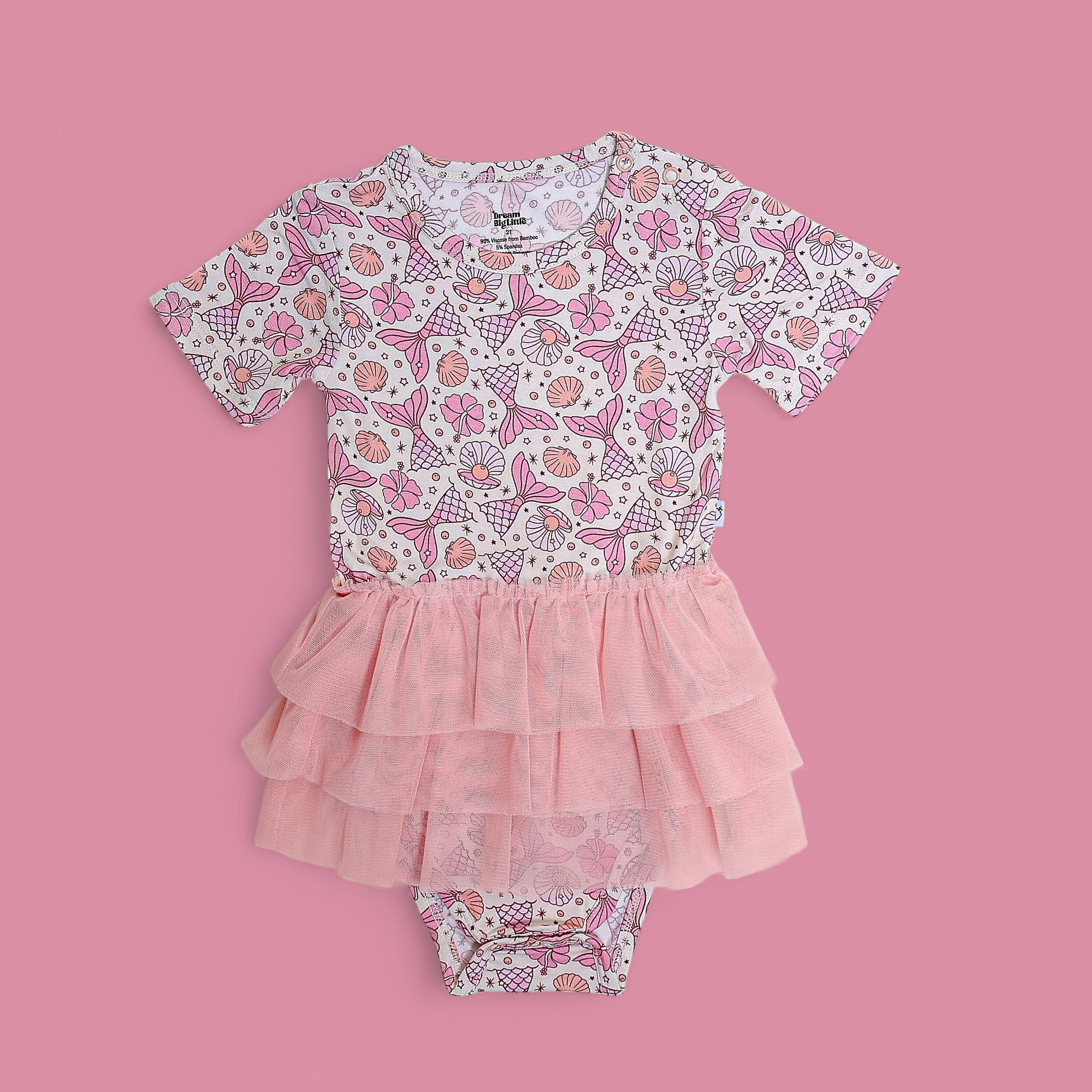 Magical Mermaid Dream Tutu Bodysuit Dress