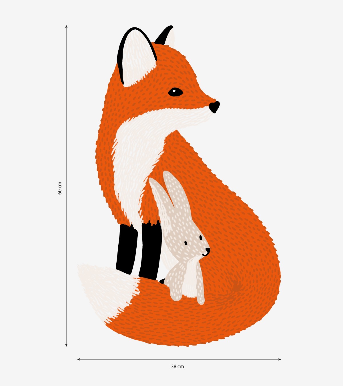 Mr. Fox - Large Sticker - Fox
