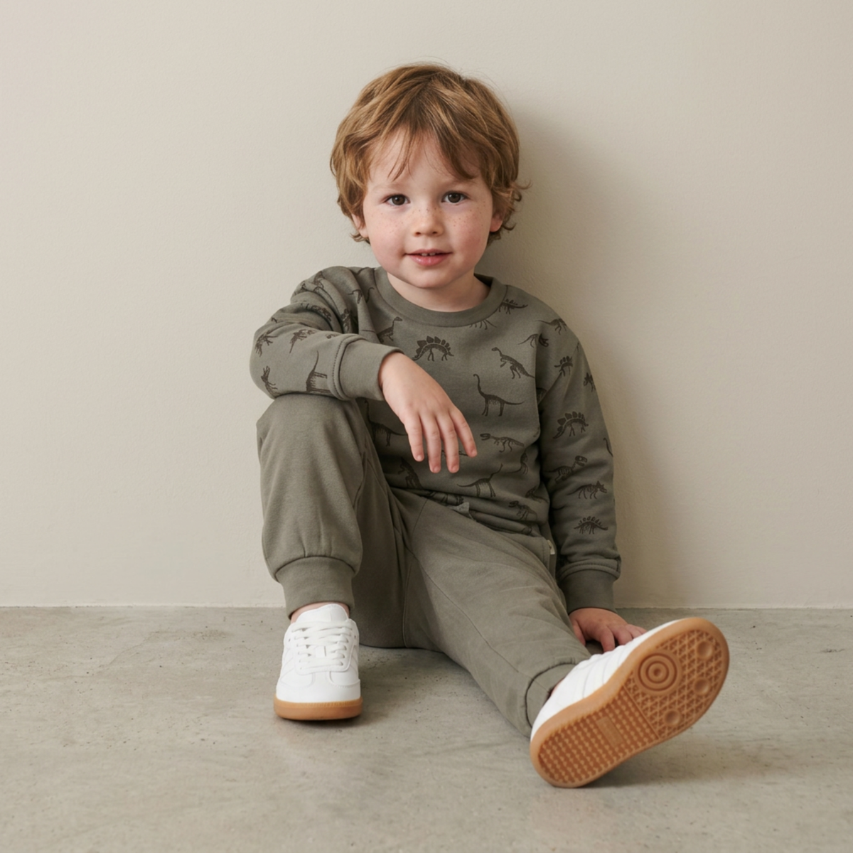 Organic Fleece Jogger Pants - Olive