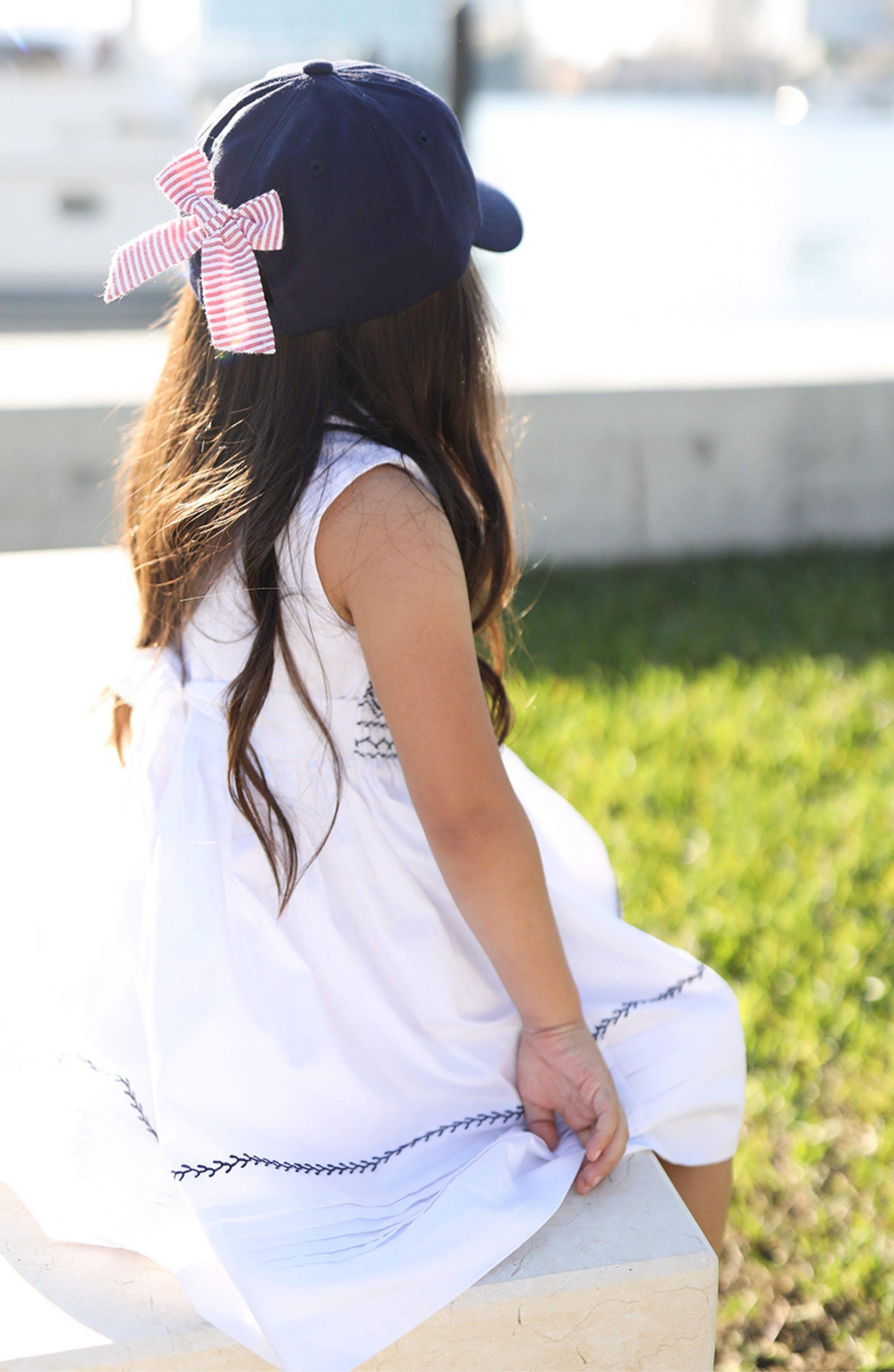 Lobster Bow Baseball Hat (girls)