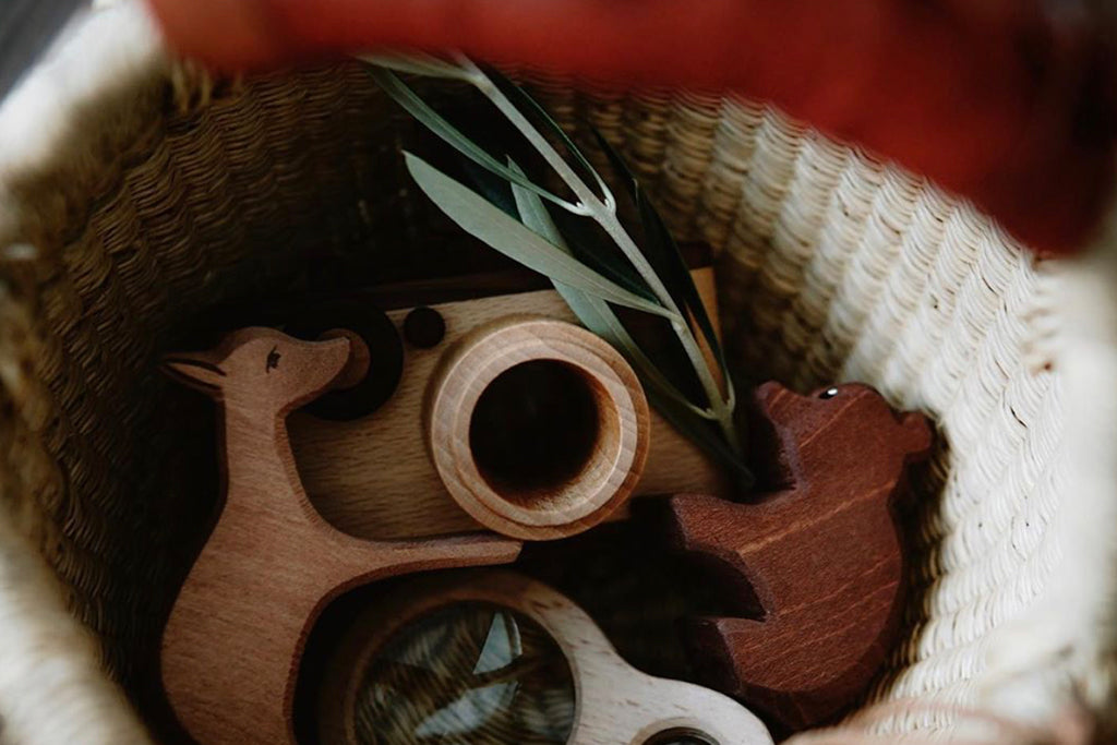 35mm Wooden Toy Camera - Original Style In Beech
