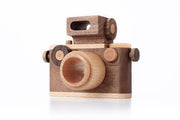 35mm Vintage Style Wooden Toy Camera - Walnut