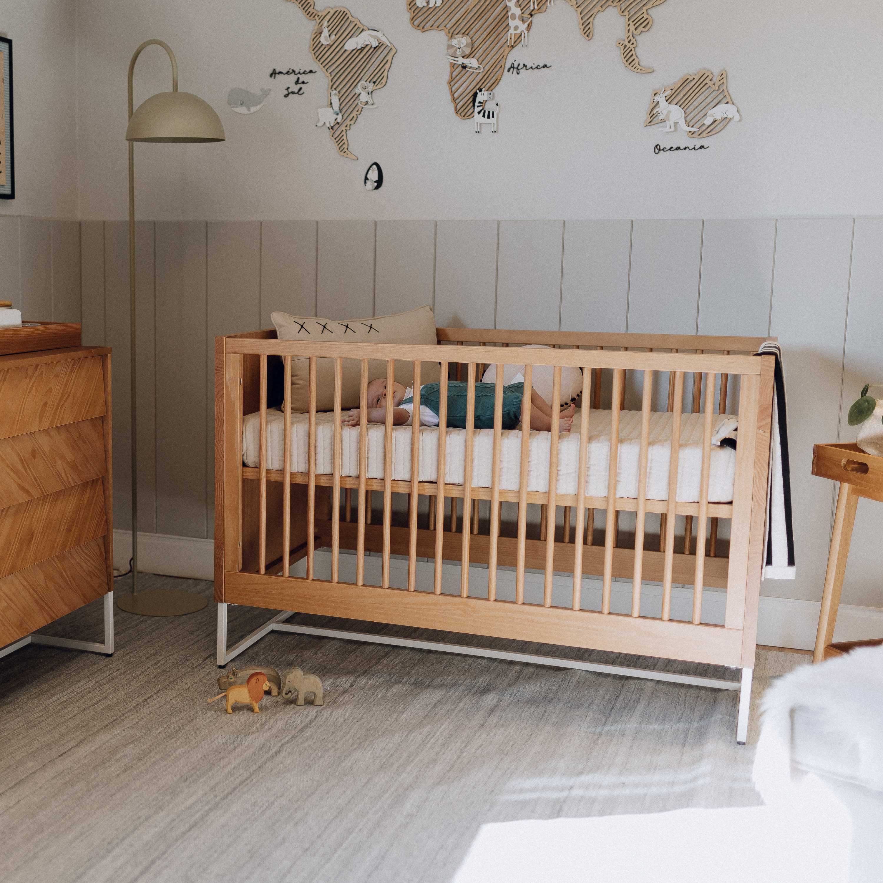 Boho Noah Convertible Crib In Hazelnut -