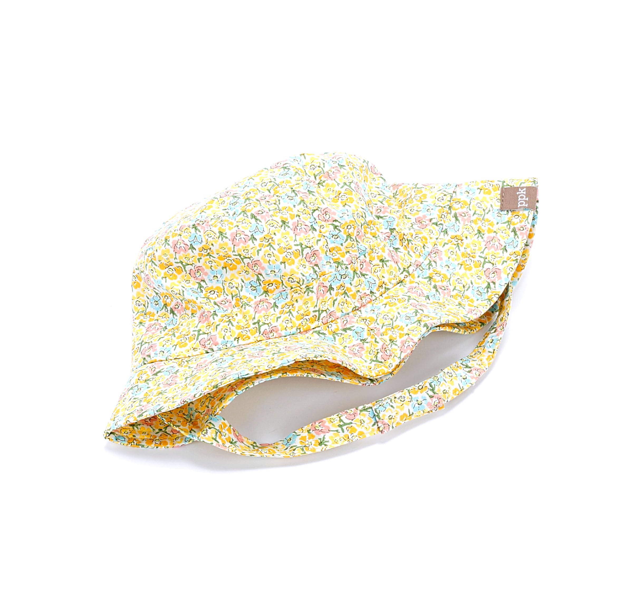 Toddler/little Girls Bucket Sun Hat (1-2y) (2-6y) Yellow