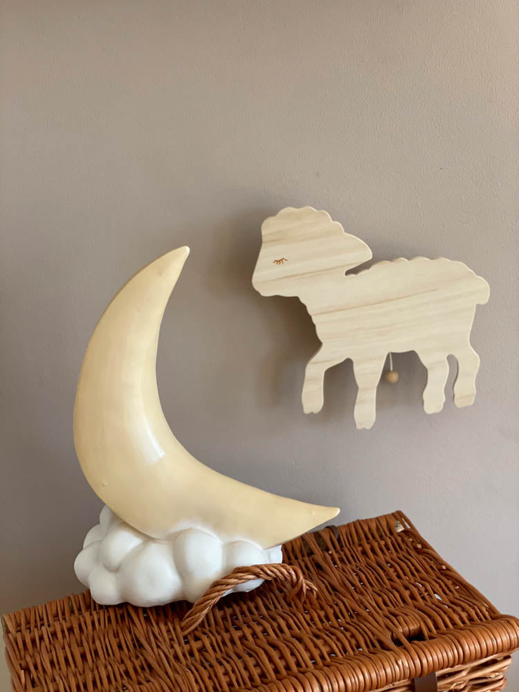Lamp - Crescent Moon w/ Plug