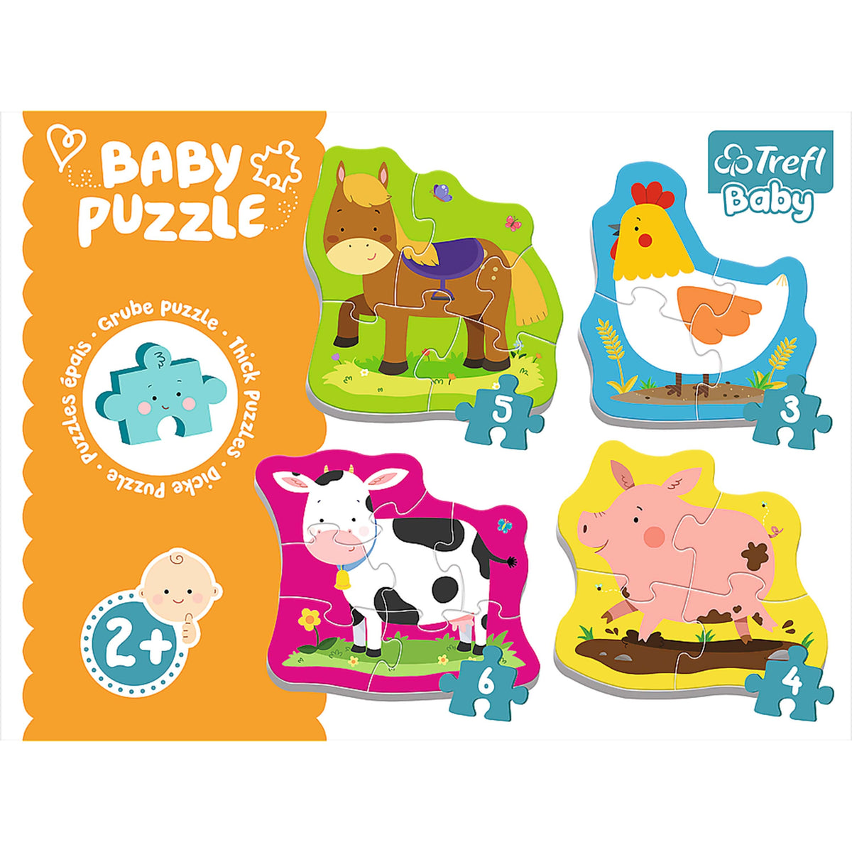 Baby Classic Puzzle - Animals On The Farm