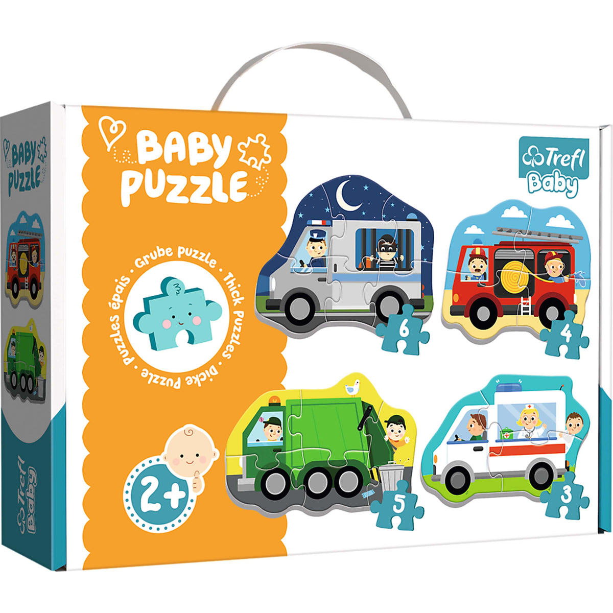 Baby Classic Puzzle - Vehicles And Jobs