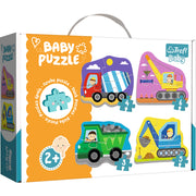 Baby Classic Puzzle - Vehicles On The Construction Site