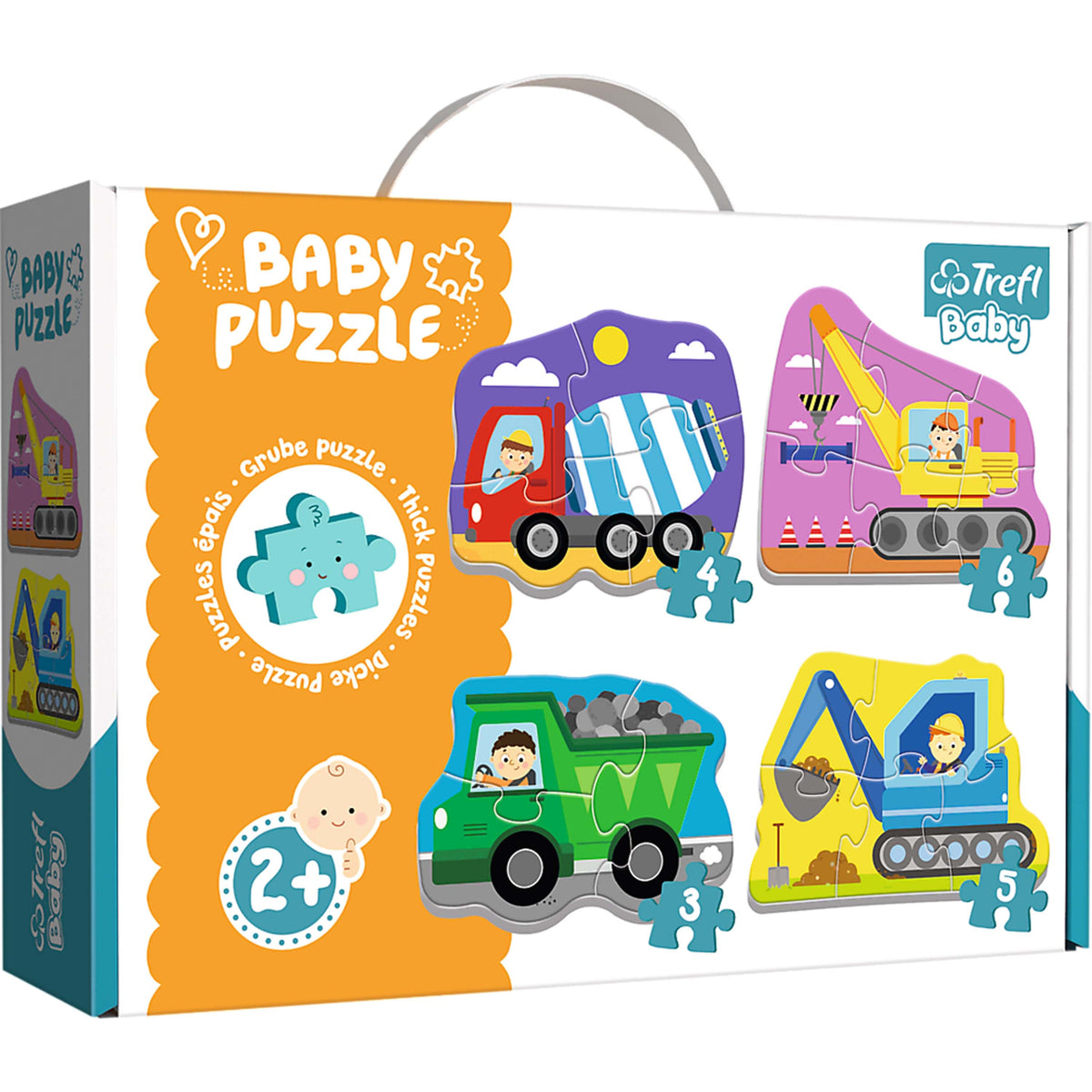Baby Classic Puzzle - Vehicles On The Construction Site