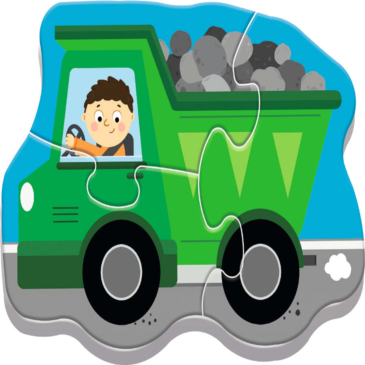 Baby Classic Puzzle - Vehicles On The Construction Site