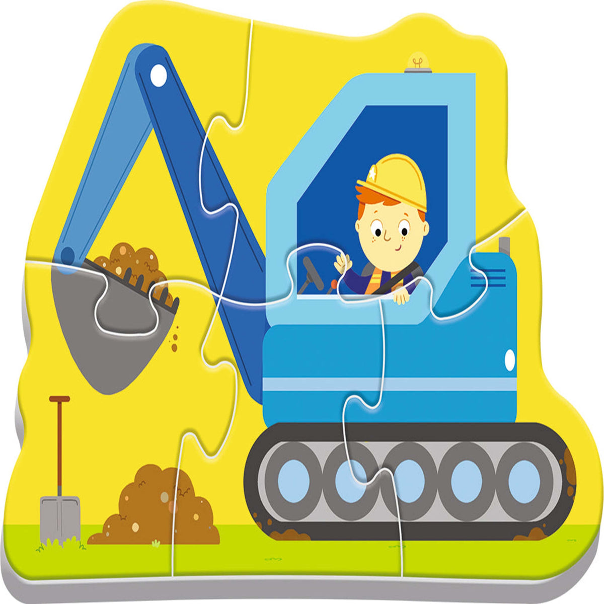 Baby Classic Puzzle - Vehicles On The Construction Site