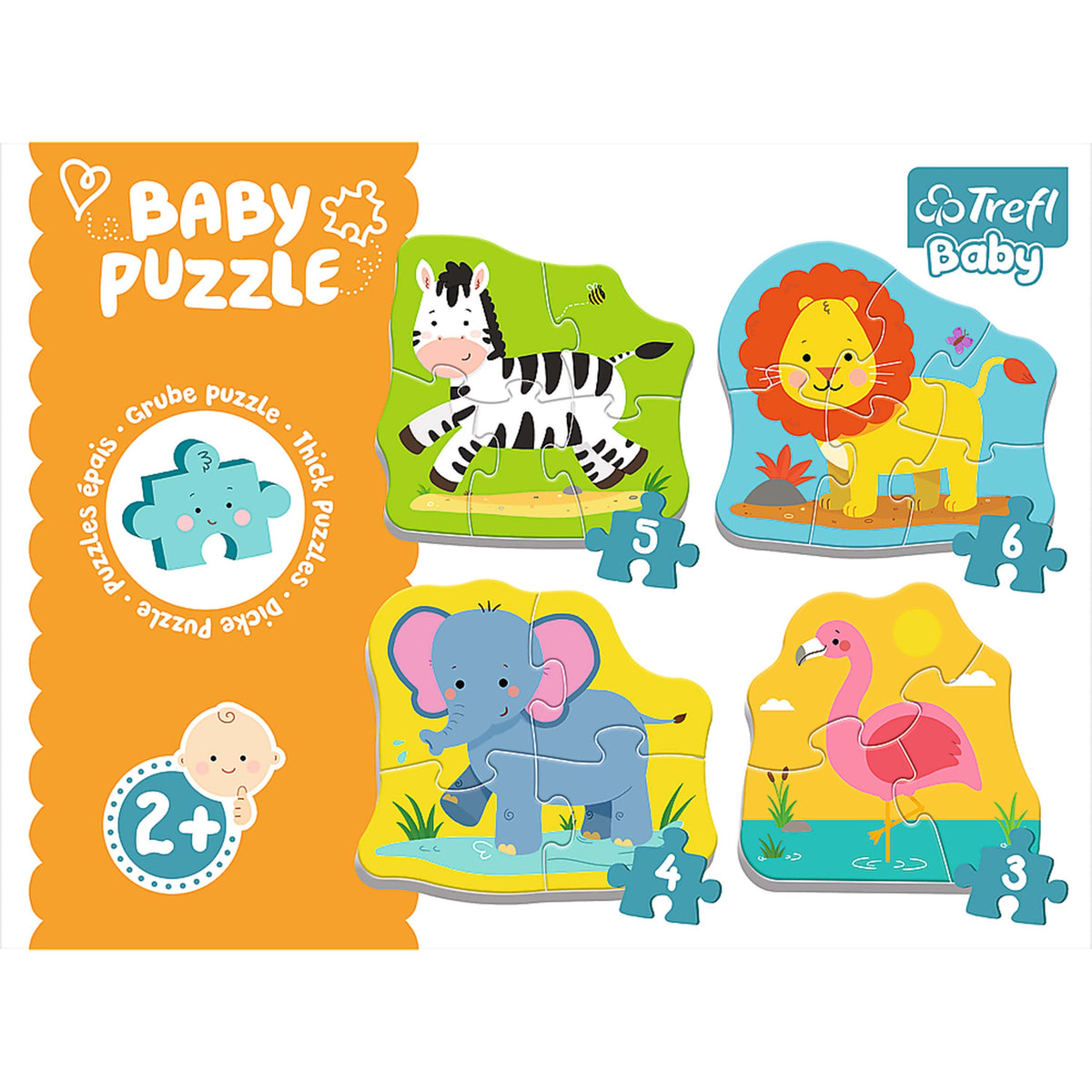 Baby Classic Puzzle - Animals On The Safari