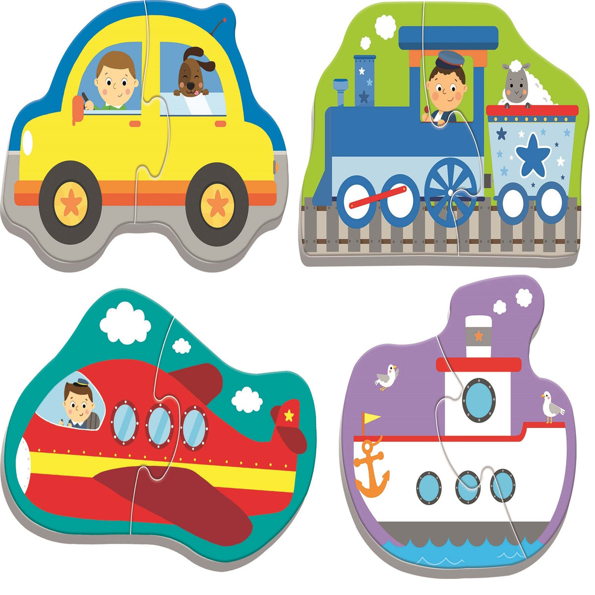Baby Classic Puzzle - Transport Vehicles