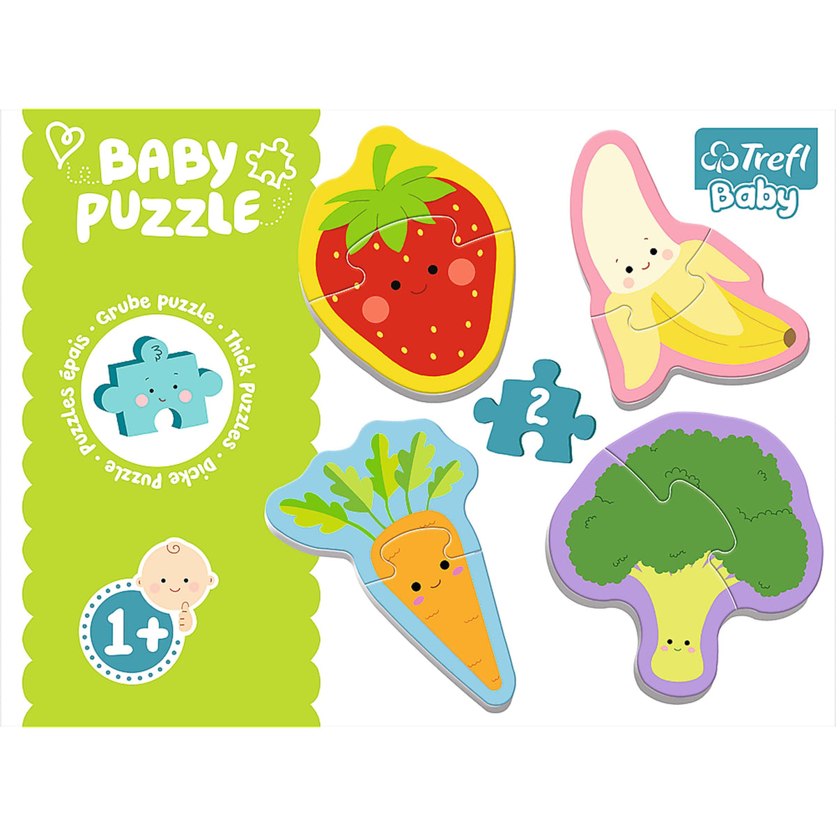 Baby Classic Puzzle - Vegetables And Fruits