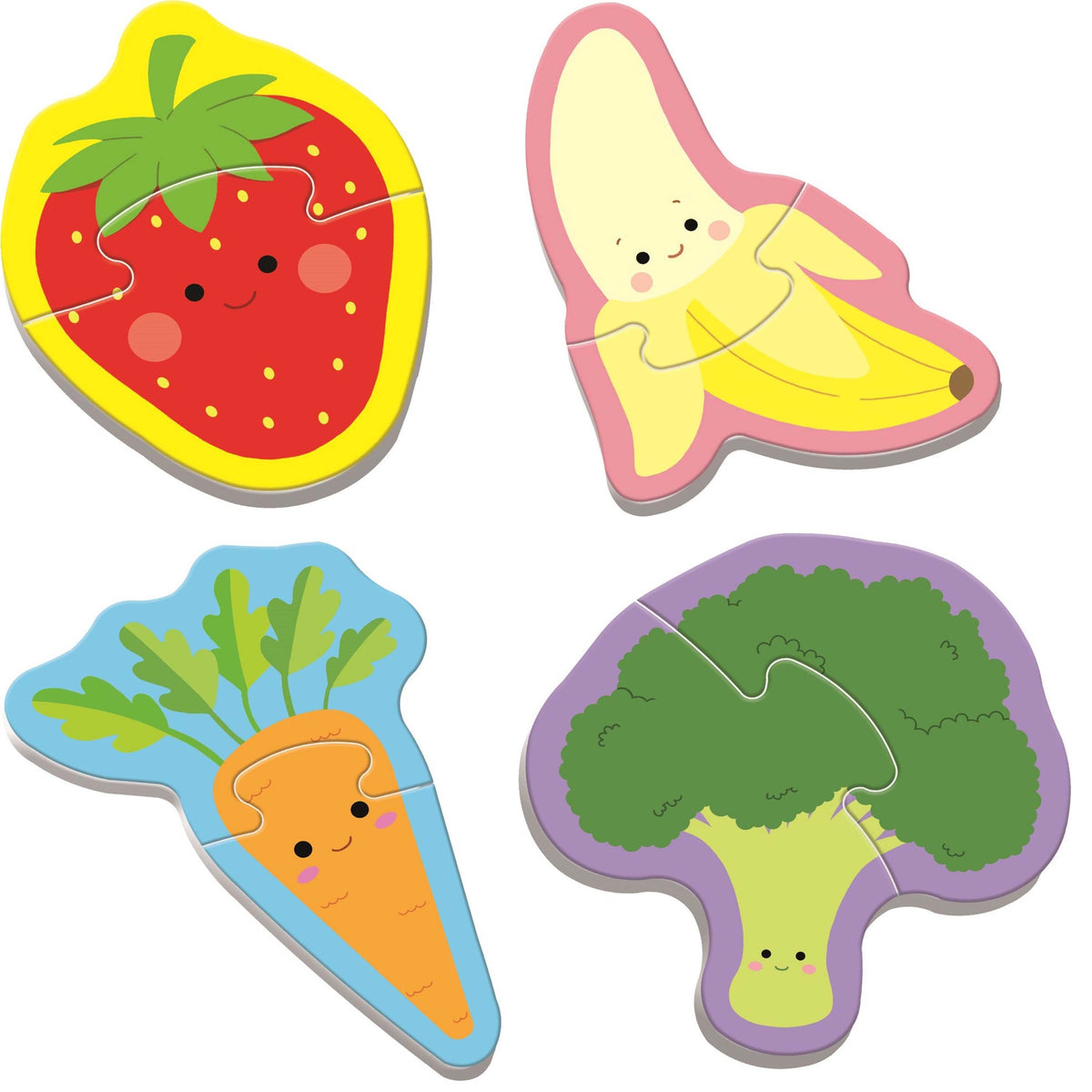 Baby Classic Puzzle - Vegetables And Fruits