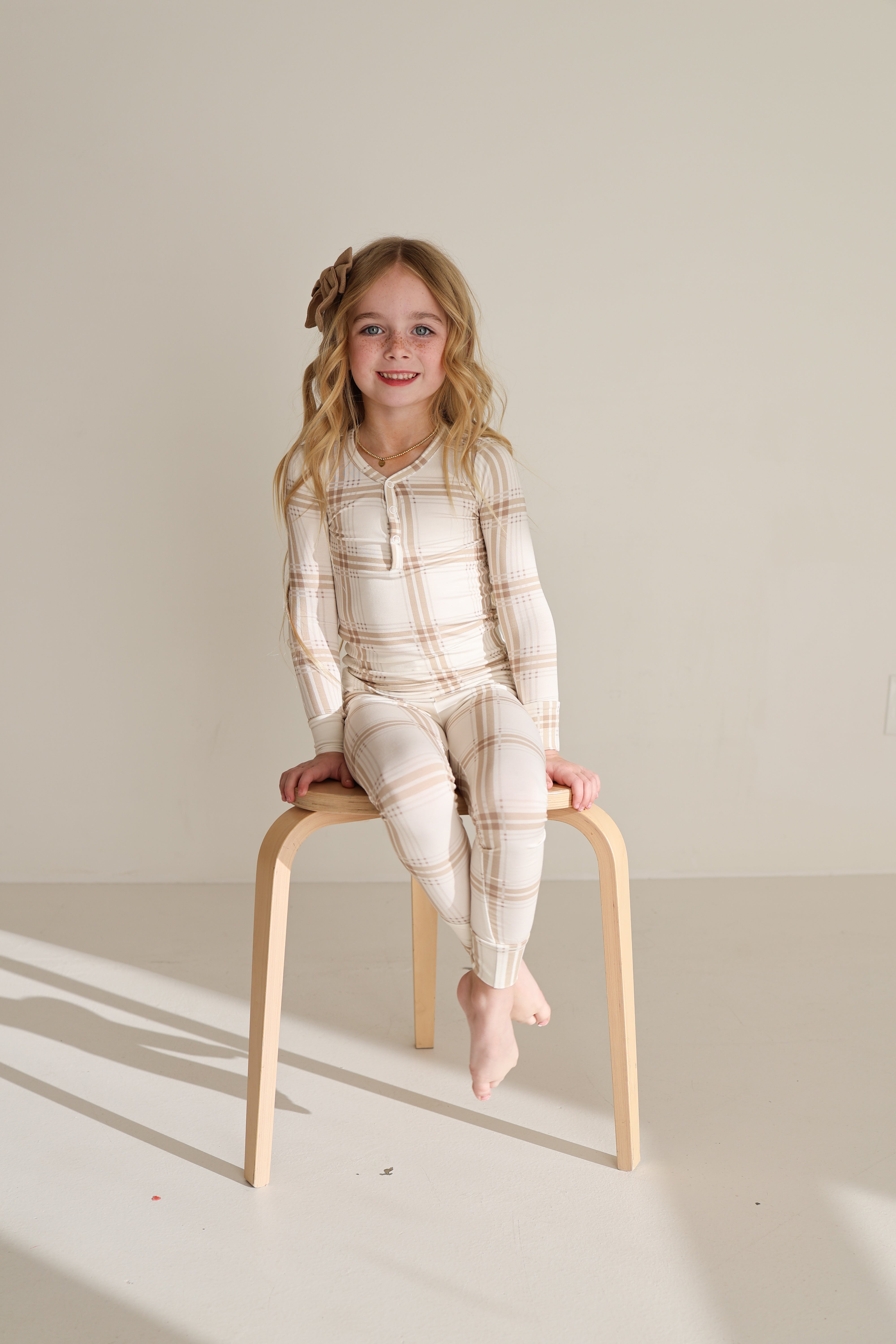 Bamboo Two Piece Pajamas | Ellis Plaid