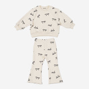 Ava Ribbon Sweatshirt Set