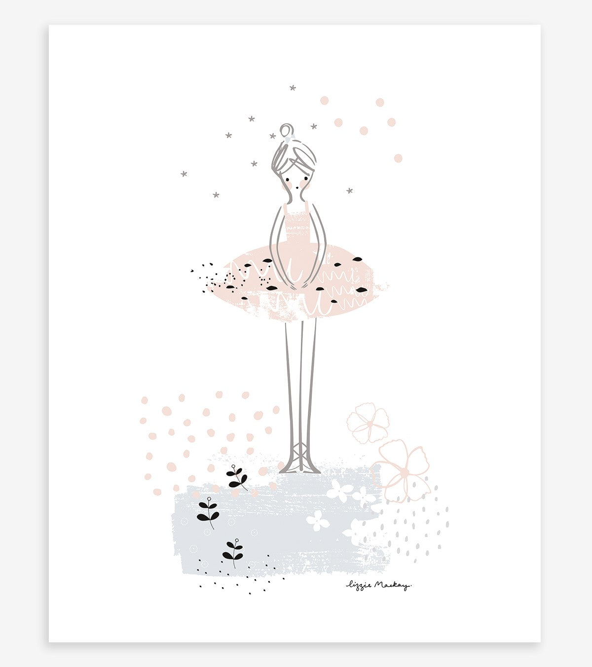 Ballerina - Children's Poster - Ballerina Dancer