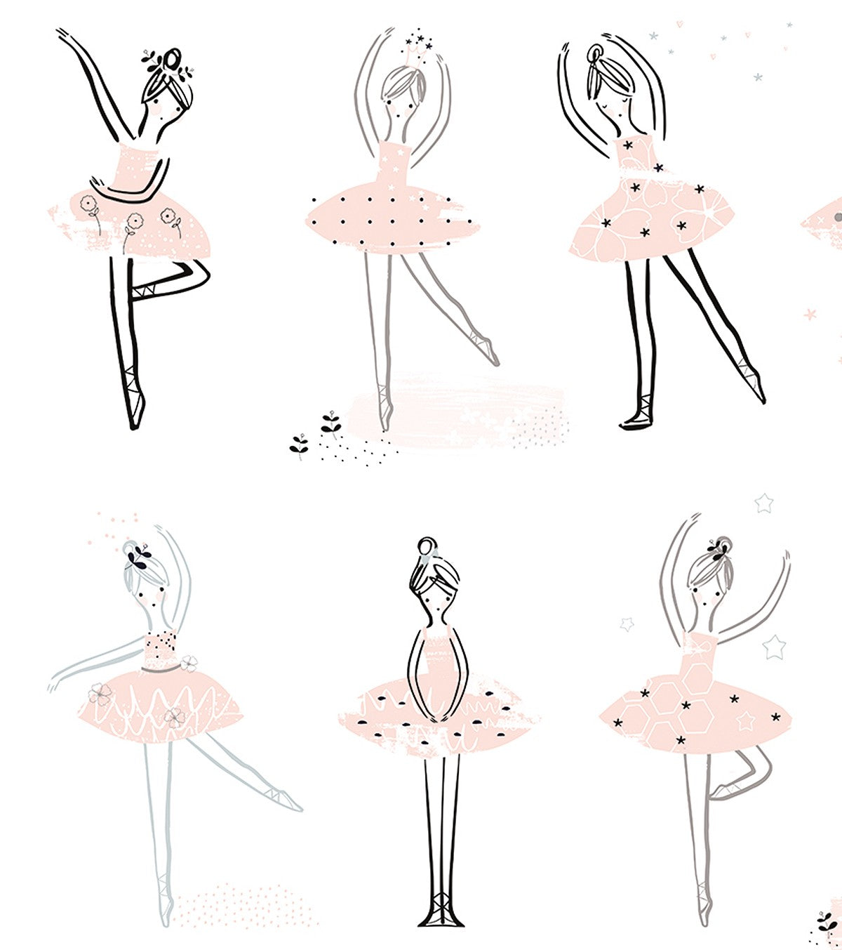 Ballerina - Children's Poster - Classical Dancers