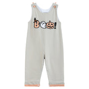 Gray Boo Applique Longalls
