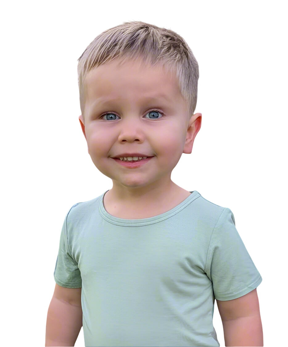 Sage Two Piece Bamboo Viscose Pajamas Set