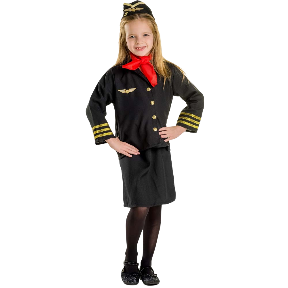 Flight Attendant Costume - Kids