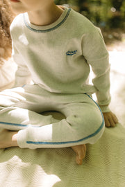 Color Stitch Lounge Set - Blue