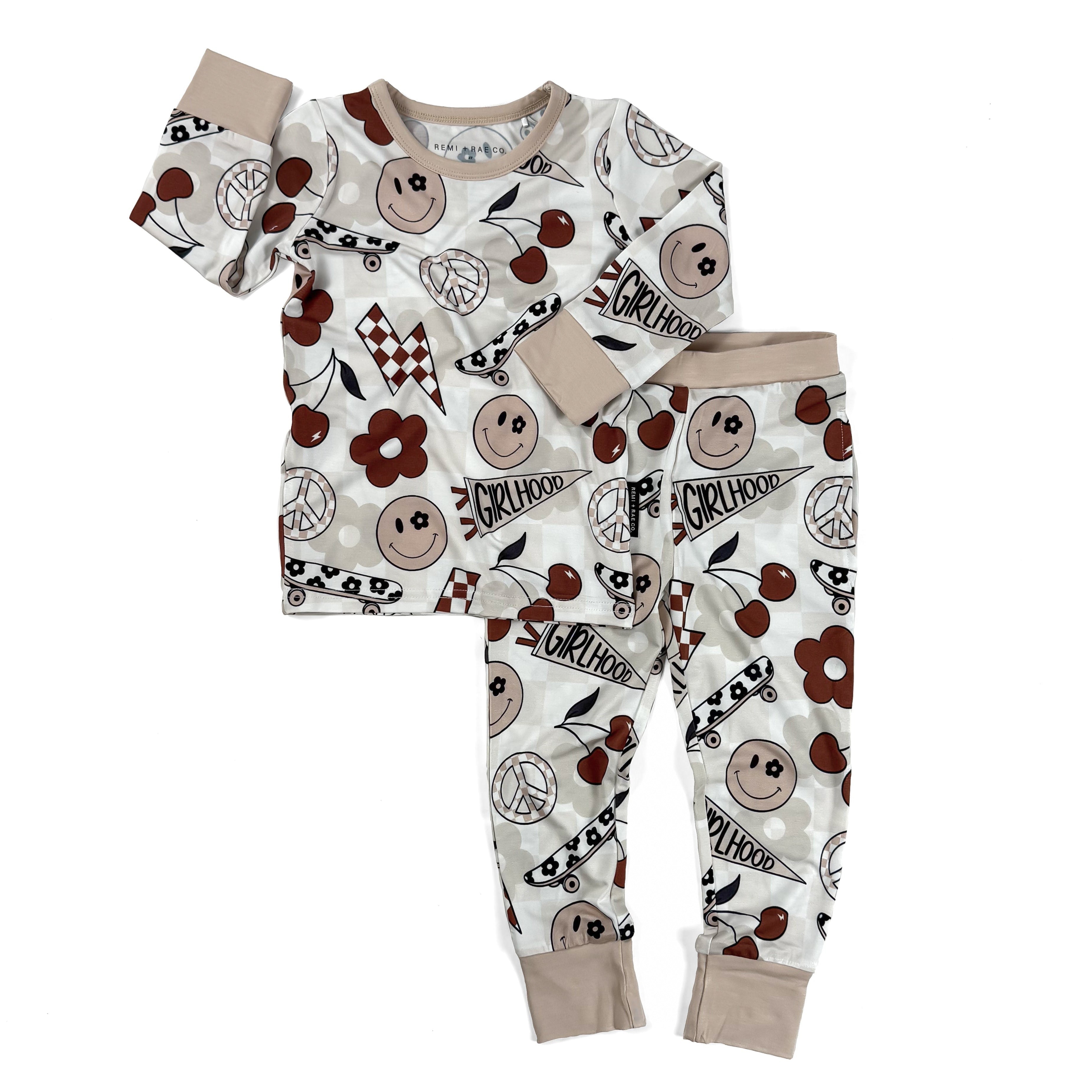 Bamboo 2 Piece Pajama Set - Girlhood