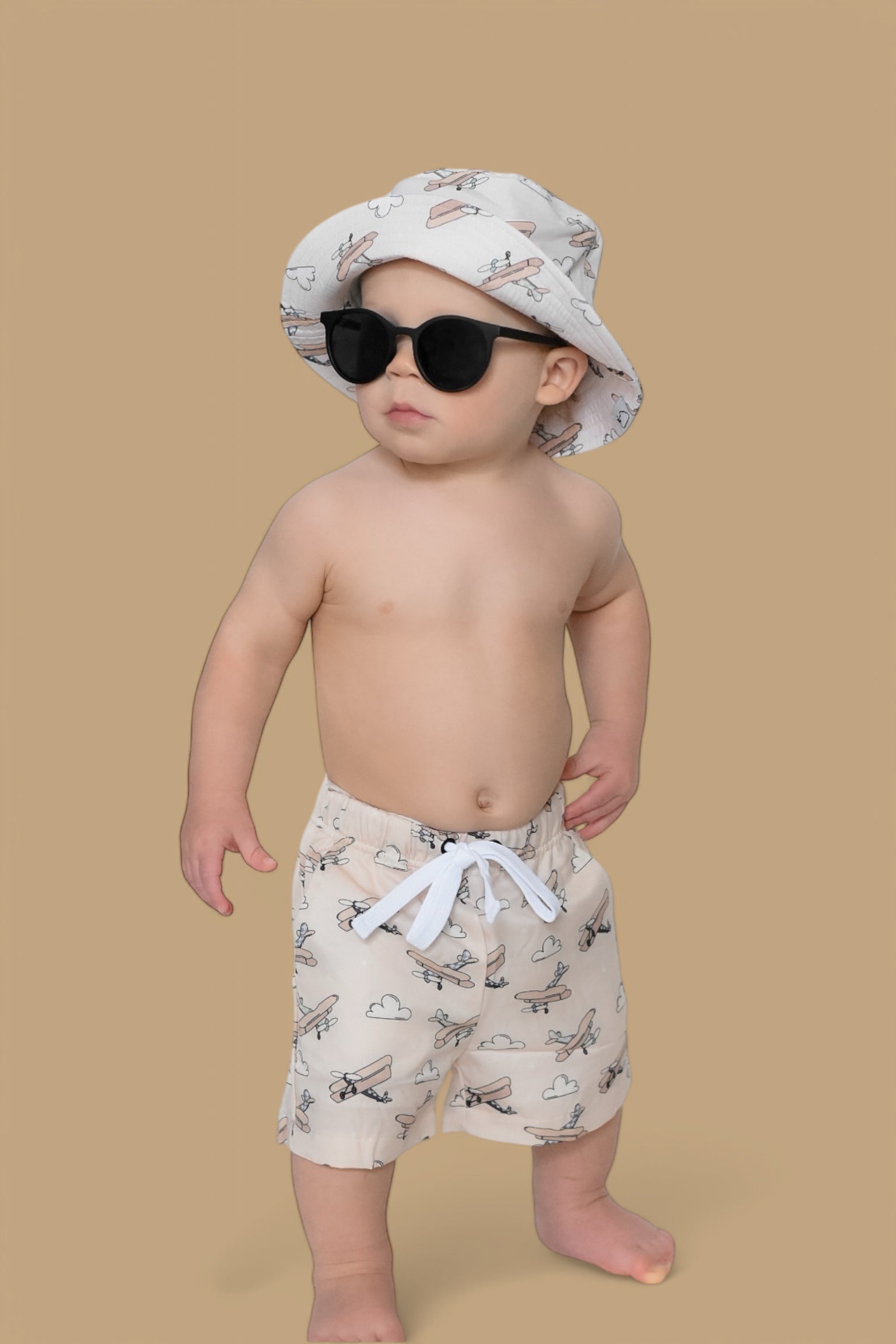 Plane Fun Boy's Dream Swim Trunks