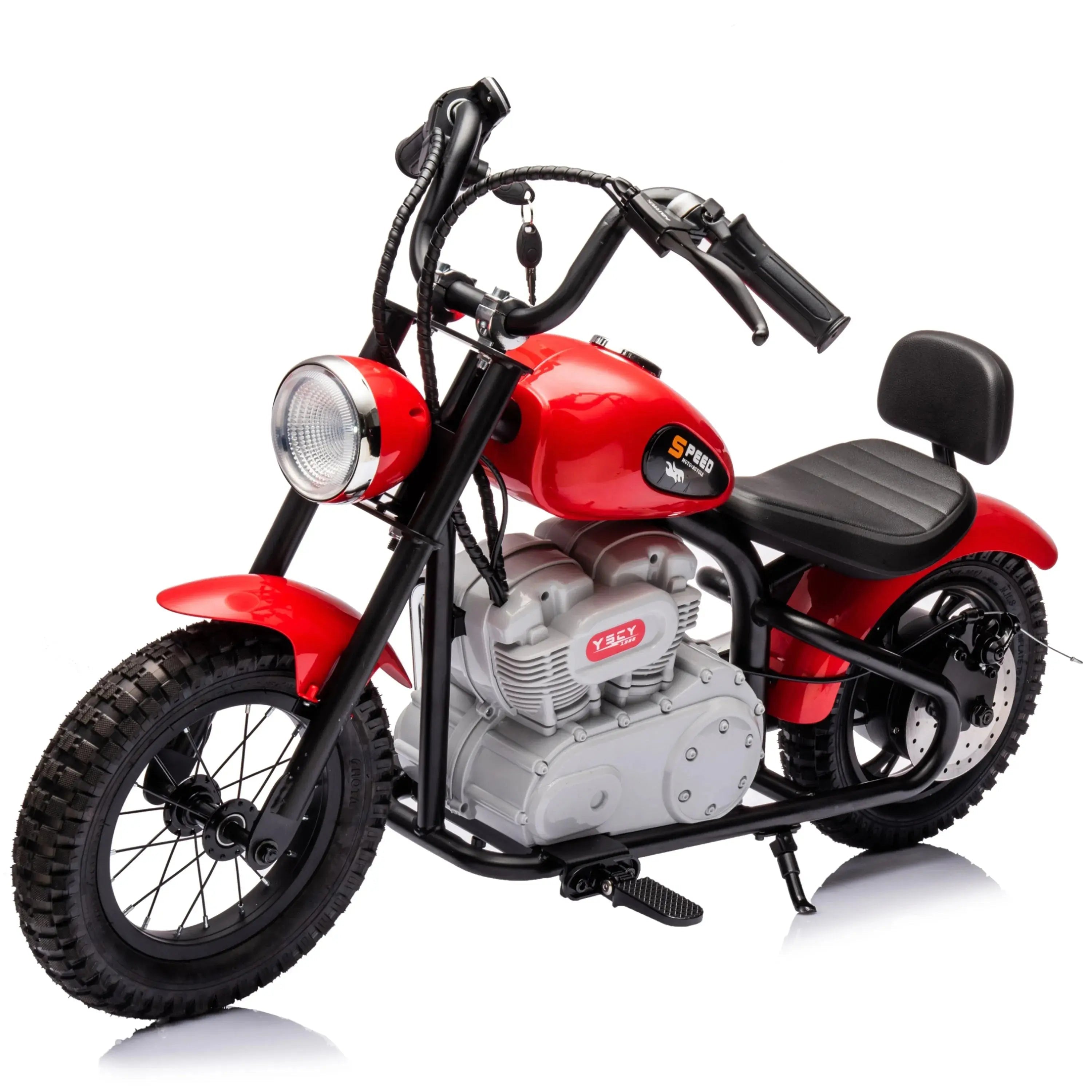 36v Freddo E-chopper, Leather Seat, Rubber Air Wheels, Brushless Motor