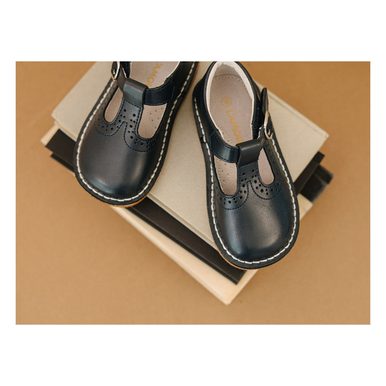 Frances T-strap Perforated Mary Jane