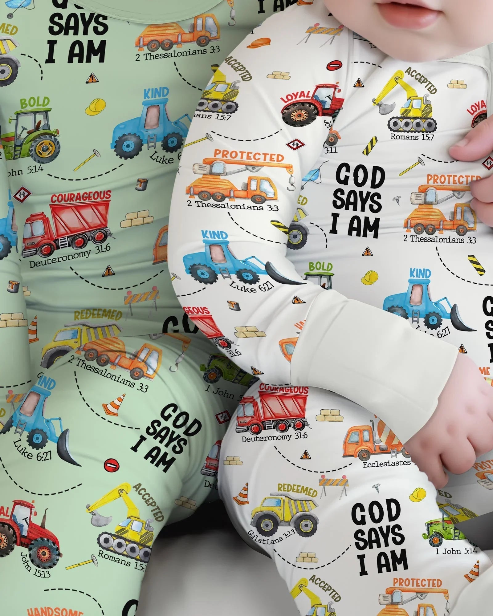 God Says I Am Boy Bamboo Convertible Zippy