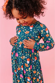 Bamboo Long Sleeved Dress - Sylva