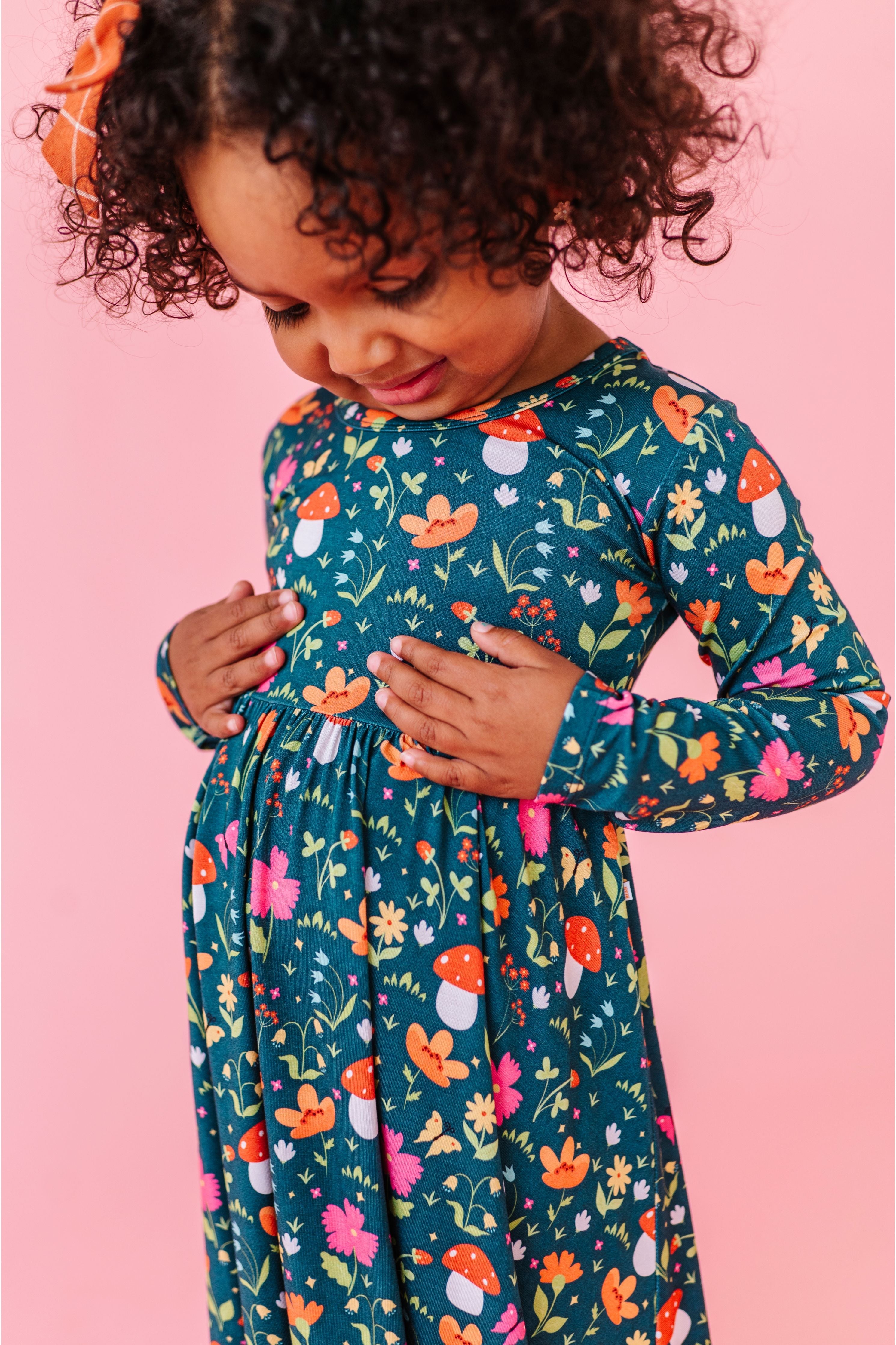 Bamboo Long Sleeved Dress - Sylva
