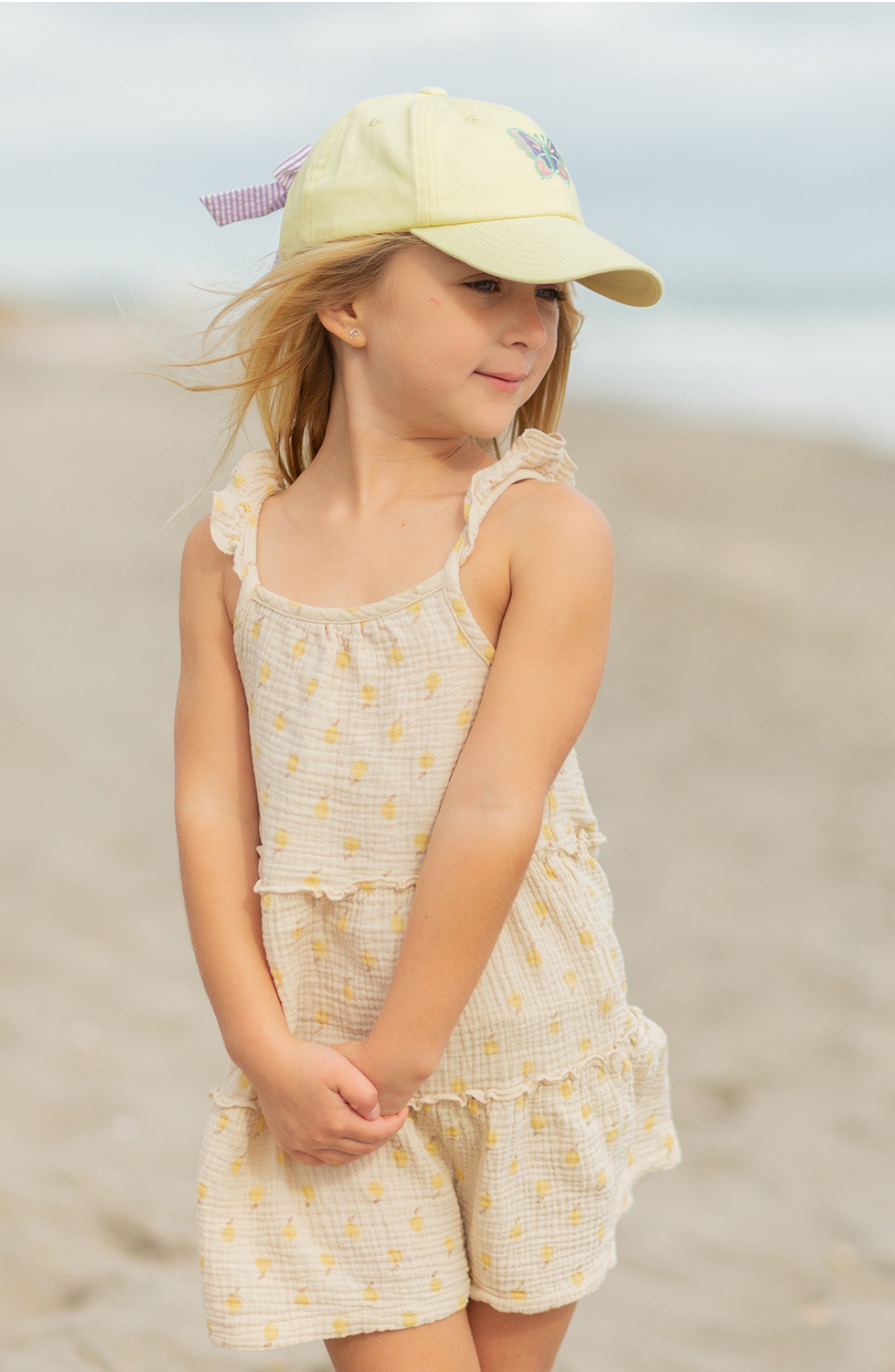 Butterfly Bow Baseball Hat (girls)