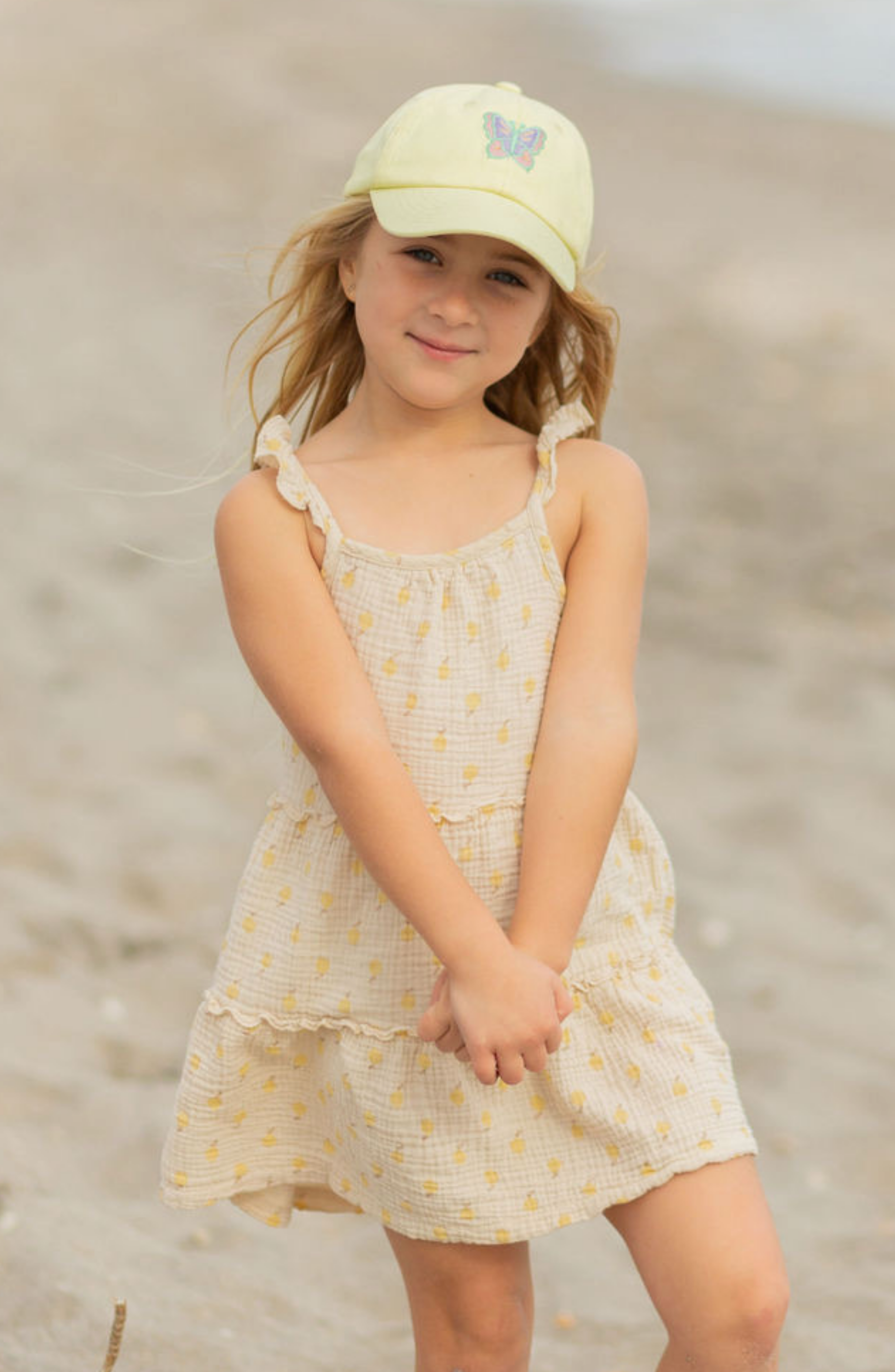 Butterfly Bow Baseball Hat (girls)
