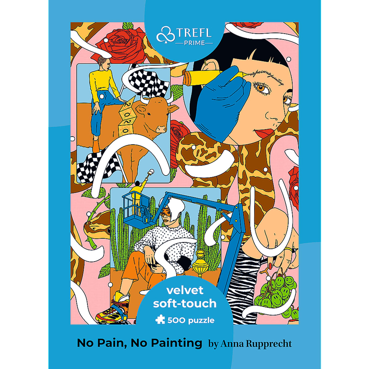 Prime Velvet No Pain No Painting 500 Piece Puzzle