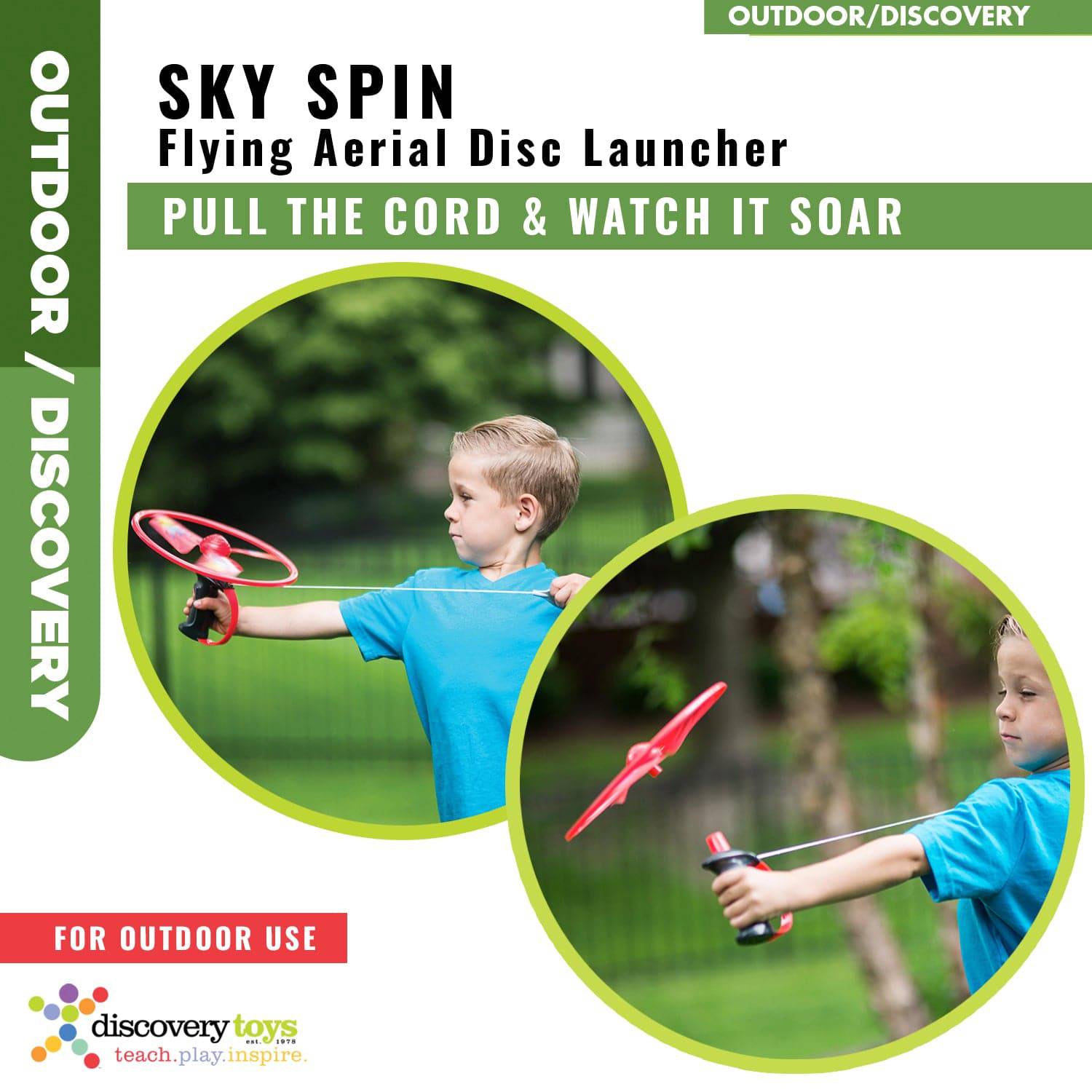 Sky Spin Flying Copter Outdoor Toy