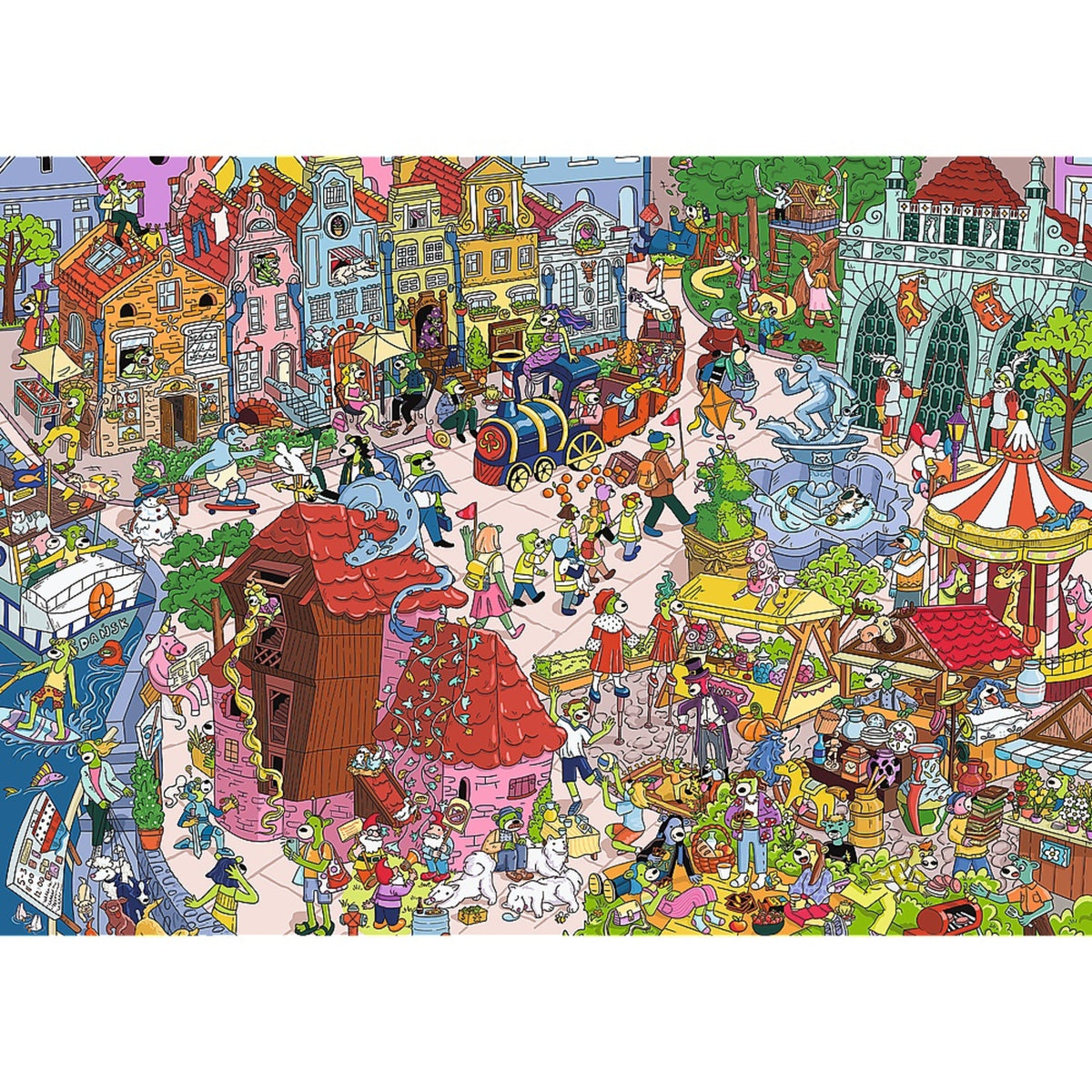 Kids Spy Guy Lost Items: Gdańsk, Poland 500 Piece Puzzle