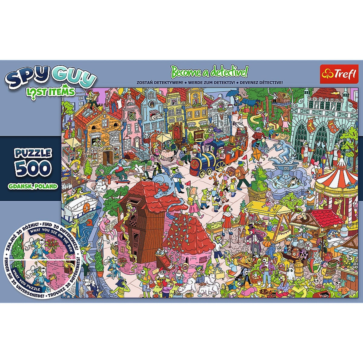 Kids Spy Guy Lost Items: Gdańsk, Poland 500 Piece Puzzle
