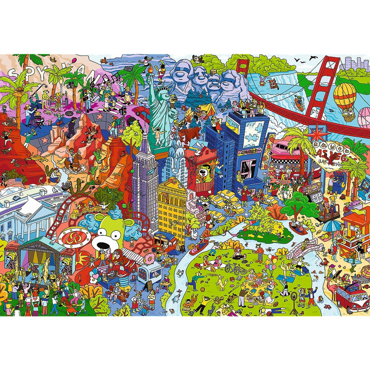 Kids Spy Guy Lost Items: Usa 500 Piece Puzzle