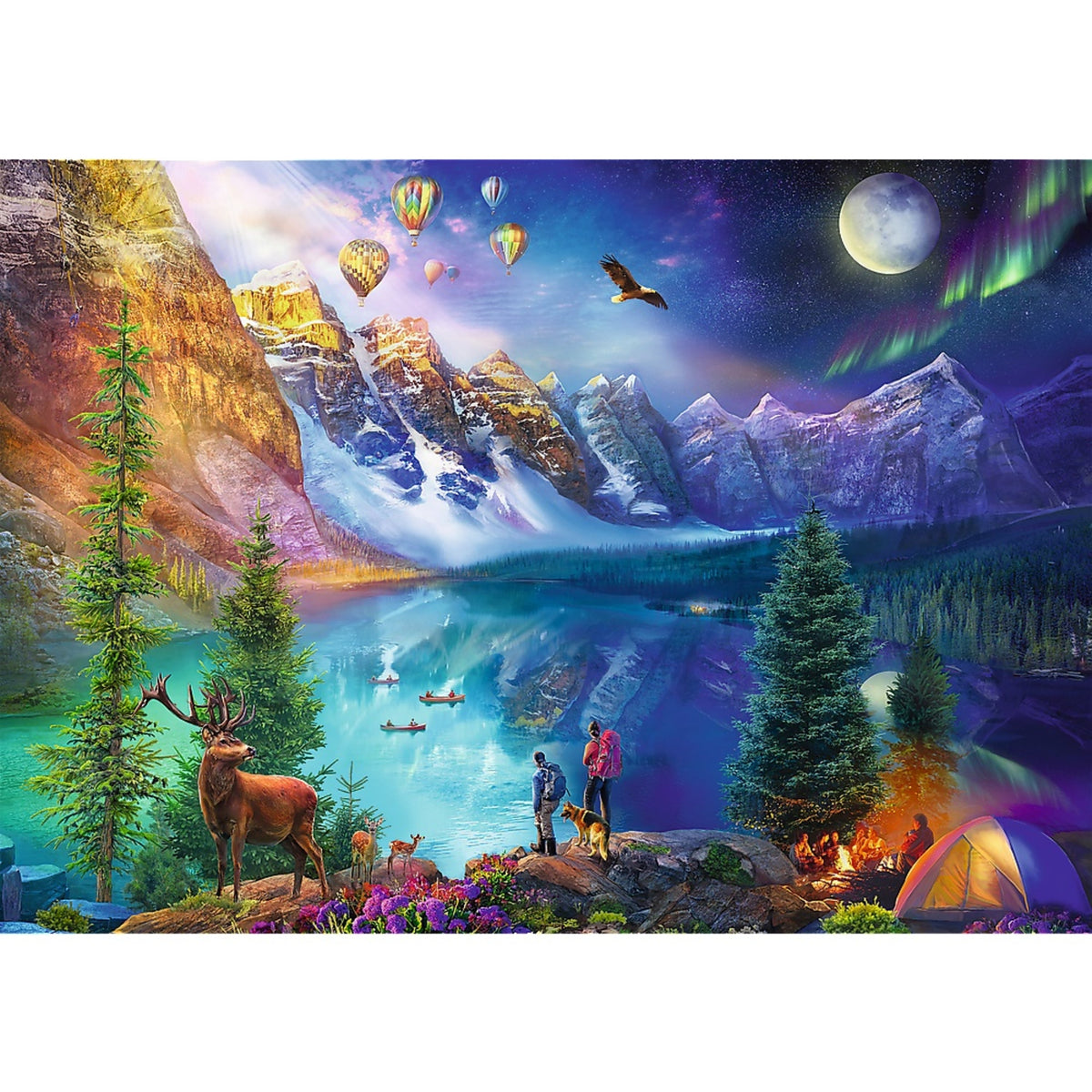 Red 2x500 American Tour Puzzle
