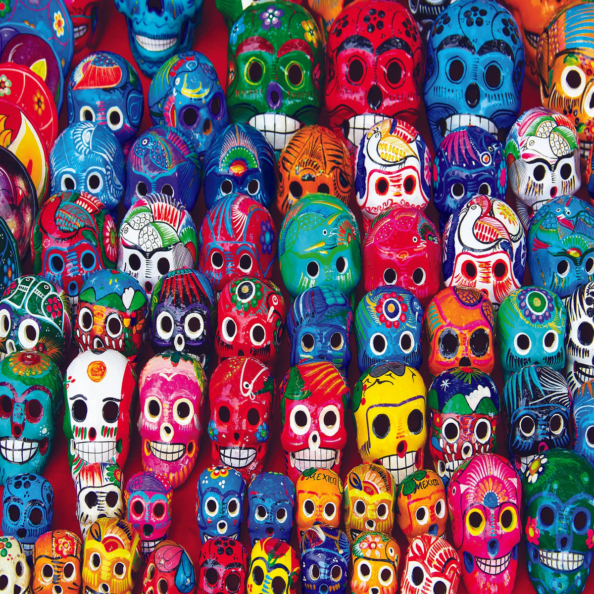 Red Halloween: Day Of The Dead 500 Piece Puzzle