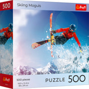 Red Sports: Skiing Moguls 500 Piece Puzzle